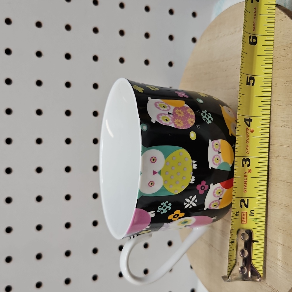 OWLS By Creative Tops Ltd Ceramic Colorful Mug 4.25"  16 oz - Picture 9 of 10